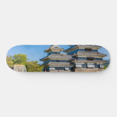 Matsumotokasteel en brug persoonlijk skateboard (Horizontaal)