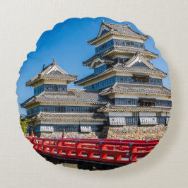 Matsumotokasteel en brug rond kussen