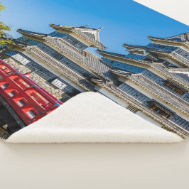 Matsumotokasteel en brug sherpa deken