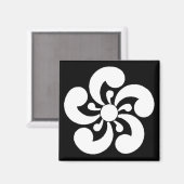 Matsuya Japans Heraldic Crest Magneet (Voorkant / Achterkant)