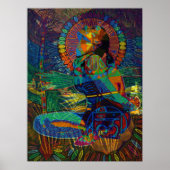 matsyendrasana - digitaal 2011 poster (Voorkant)