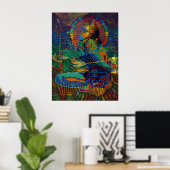 matsyendrasana - digitaal 2011 poster (Thuiskantoor)