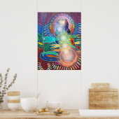 matsyendrasana digital - 2012 poster (Keuken)