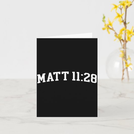 Matt 11_28  kaart (Gele Bloem)