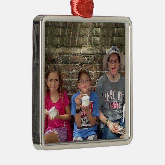 Matt 2016 metalen ornament (Rechts)