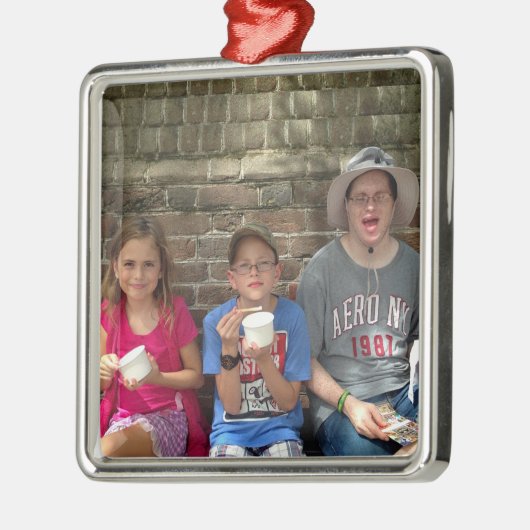 Matt 2016 metalen ornament (Links)