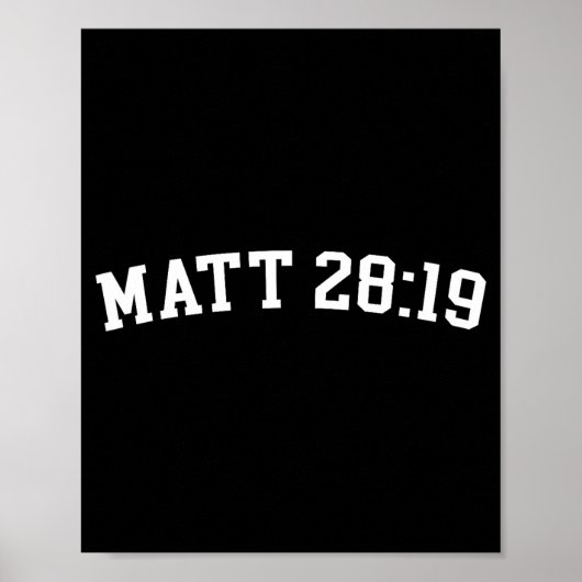 Matt 28_19  poster (Voorkant)