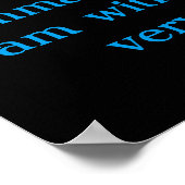 Matt 28:20 Baby jongen die in de rivier vist. Poster (Hoek)