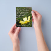 Matt 5v3 - God geeft de armen de schuld Flyer (Hand)