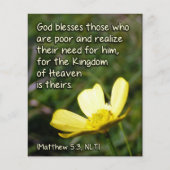 Matt 5v3 - God geeft de armen de schuld Flyer (Voorkant)