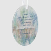 Matt 6:33 zoekt Ye First God Bijbelscriptie Ornament (voorkant)