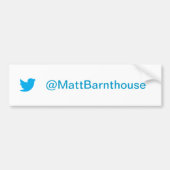 Matt Barnthouse Twitter Bumpersticker (Voorkant)