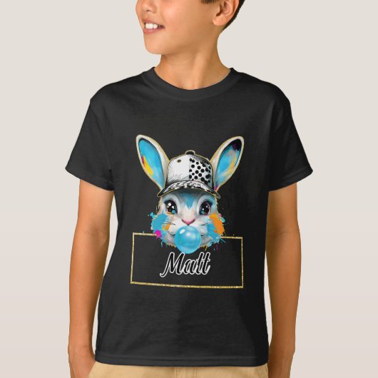 Matt Bubble Paashaas T-shirt (Voorkant)