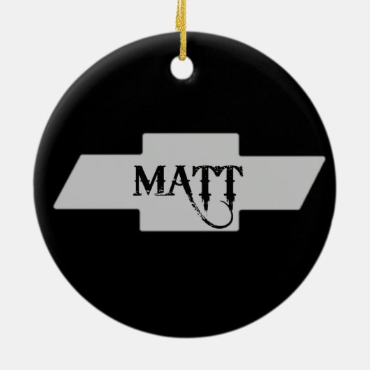Matt Chevy Ornament (Achterkant)