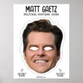 Matt Gaetz kostuummasker Poster (Voorkant)