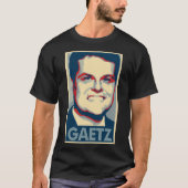 Matt Gaetz Poster Political Parody T-shirt (Voorkant)