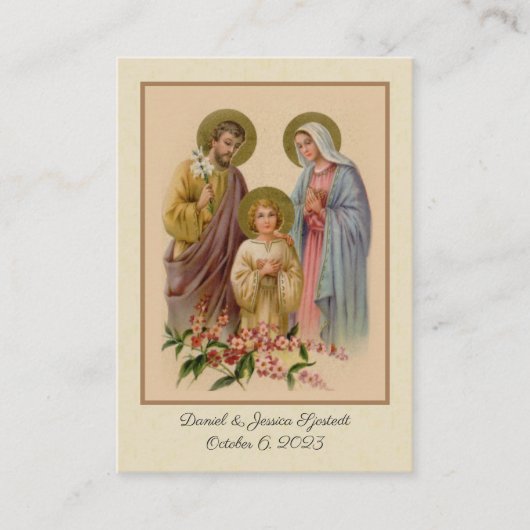 Matt & Haley Wascher Place Card Plaatskaartje (Voorkant)