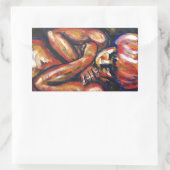 Matt Rechthoekige Sticker (Tas)