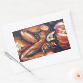 Matt Rechthoekige Sticker (Envelop)