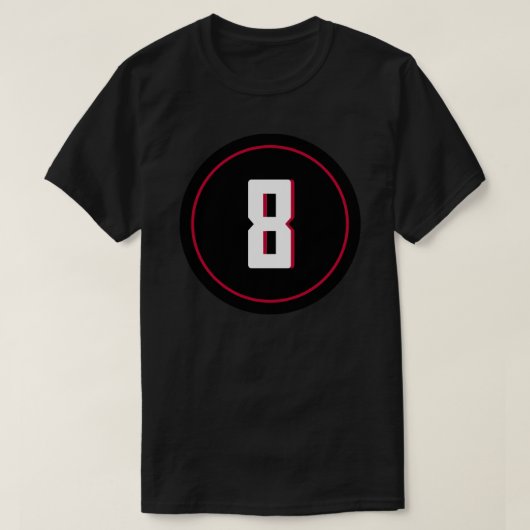 Matt Schaub Nummer 8 Jersey Atlanta Falcons Inspir T-shirt (Design voorkant)
