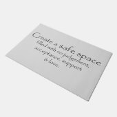 Matt voor veilige ruimte deurmat (Schuin)