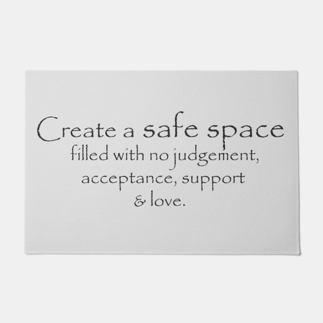 Matt voor veilige ruimte deurmat (Voorkant)