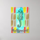 Mattapoisett Seahorse Canvas (Voorkant)