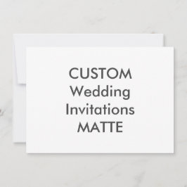 MATTE 120 lb 6,25 inch x 4,5-inch bruiloft Kaart