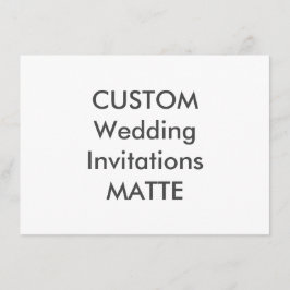 MATTE 120 lb 6,25 inch x 4,5-inch bruiloft Kaart