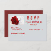 Matte 3,5 x 5 inch, standaard witte enveloppen inb RSVP kaartje (Voorkant / Achterkant)