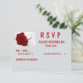 Matte 3,5 x 5 inch, standaard witte enveloppen inb RSVP kaartje (Staand voorkant)