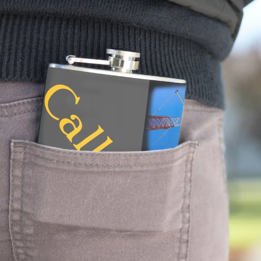 Matte Black met je roepnaam Heupfles (Voorbeeld)