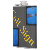 Matte Black met je roepnaam Heupfles (Links)