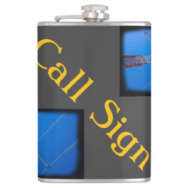 Matte Black met je roepnaam Heupfles