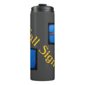 Matte Black met je roepnaam Thermosbeker (Voorkant)