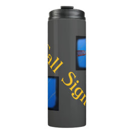 Matte Black met je roepnaam Thermosbeker