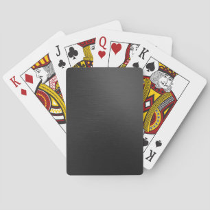 Matte Black Metal Pokerkaarten