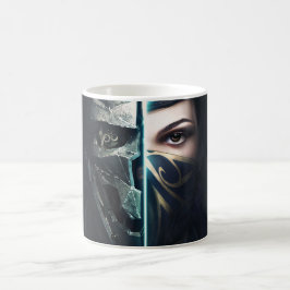 Matte Black Porcelain Coffee Mok, Smilatte Classic Koffiemok