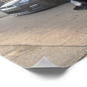 Matte Black Rocket Bunny Nissan GTR Poster (Hoek)