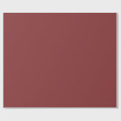 Matte Burgundy Wrapping Paper Roll - Elegant Solid Cadeaupapier (Vlak)