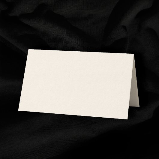 Matte Cream Blank 2 "x 3.5" Gevouwen bruiloft Plaatskaartje