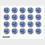Matte en glanzende ronde etiketten (Vel)