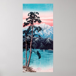 Matte Galerij Kwaliteit Poster Print "Lingering Sn