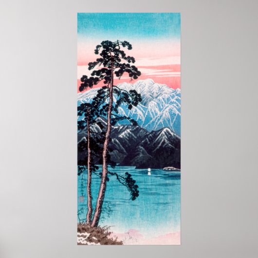 Matte Galerij Kwaliteit Poster Print "Lingering Sn (Voorkant)