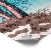 Matte Galerij Kwaliteit Poster Print "Lingering Sn (Hoek)