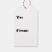 Matte Gift Label Cadeaulabel (Achterkant)