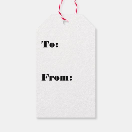 Matte Gift Label Cadeaulabel (Achterkant)