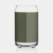 Matte & Glitter Moss Groen Aangepast Glas Kan (Rechts)