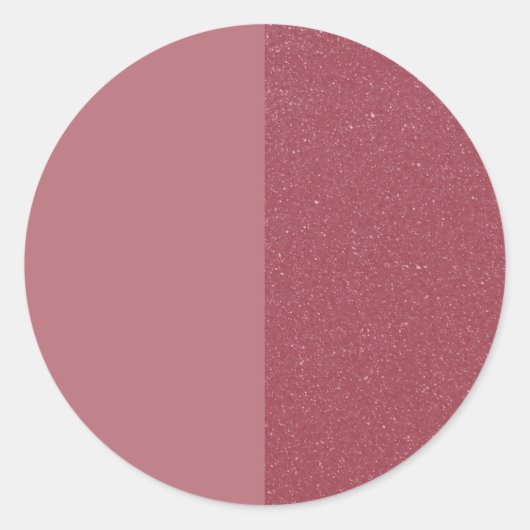 Matte + Glitter Roze Goud Sticker – Aanpasbaar (Voorkant)