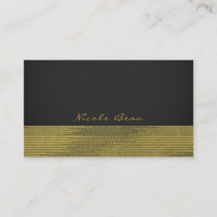 Matte Goud Moderne Glamour Pailletten Chic Elegant Visitekaartje